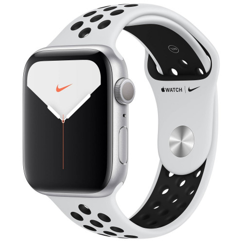 Apple Watch Series Nike 5 GPS 44mm Silver Aluminum Case Pure Plat/Blk Sp Band (MX3V2) б/у